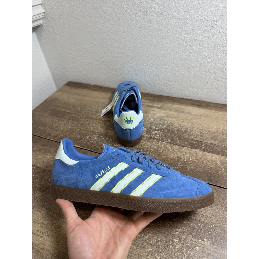 Adidas Gazelle MLS SC SOCCER SAMPLE Mens Blue Sneakers SIZE 11 JR4166